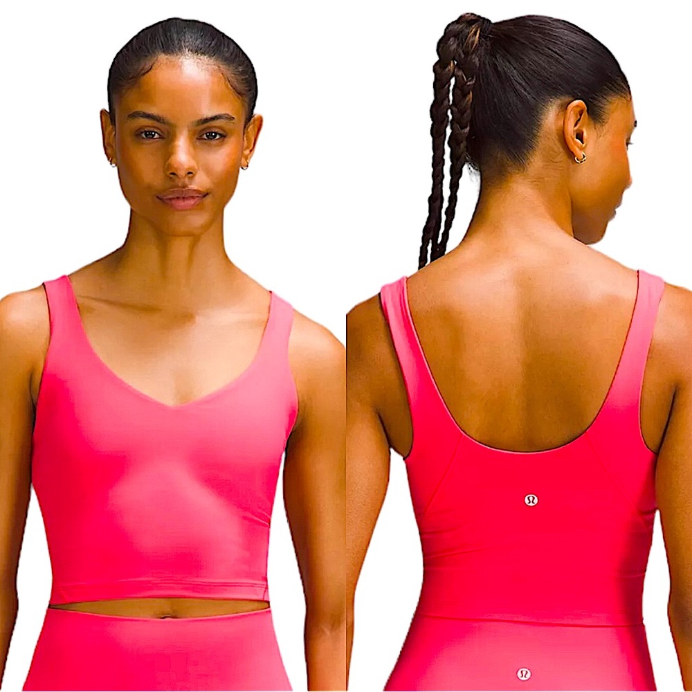 LULULEMON: NWT Align Tank Top, Light Support in Pink - Size 8
